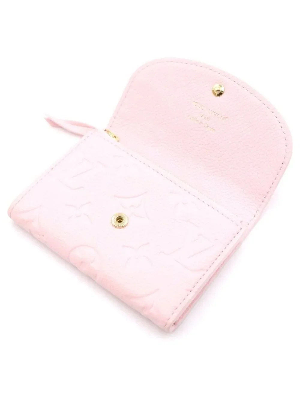 Louis Vuitton Monogram Empreinte Porte Monnaie Rosalie Bifold Wallet Compact